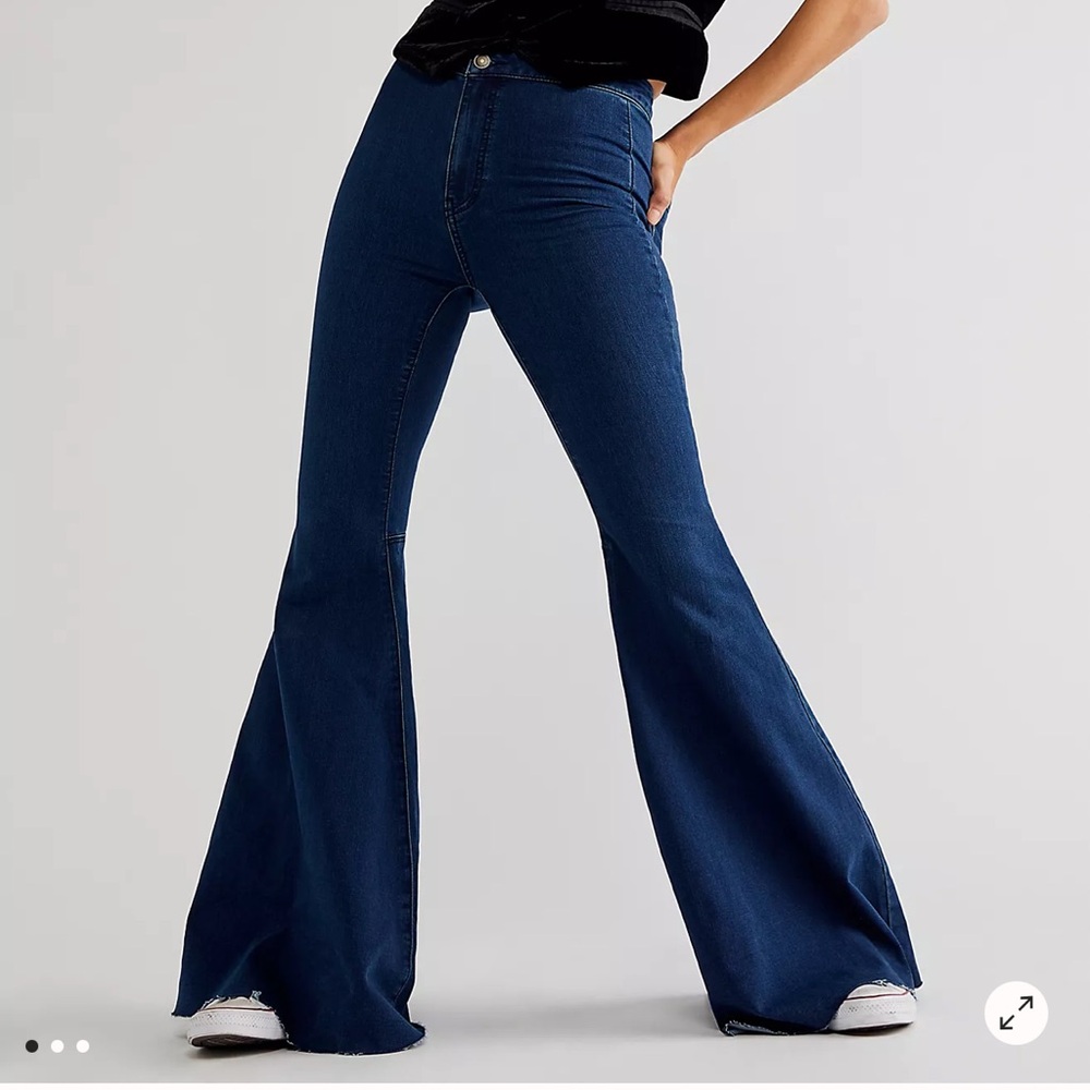 Free people jeans super flare